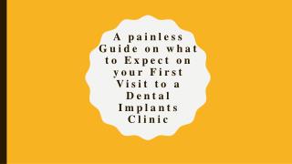 Painless Dental Implants Clinic