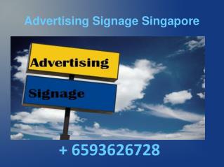 Advertising Signage Singapore