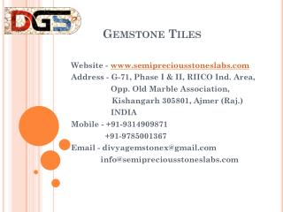 Gemstone Tiles