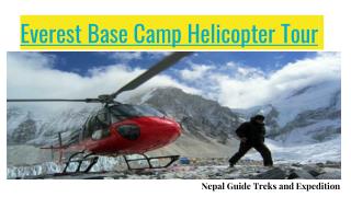 Everest Base Camp Helicopter Tour