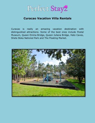 Curacao Vacation Villa Rentals