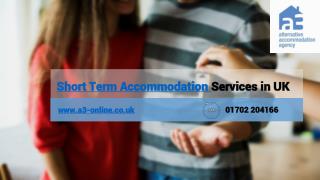 Short Term Accommodation in Essex and UK