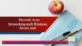2018 Microsoft 70-741 Exam Real Question Answers - 70-741 Braindumps