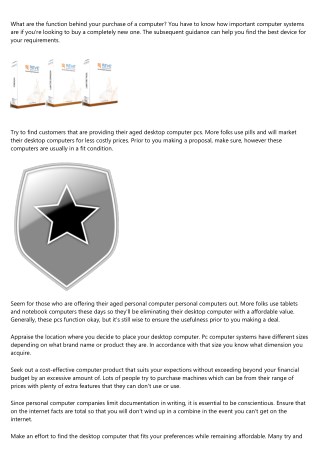 Require A New Personal computer? Read These Guidelines Prior To Buying!
