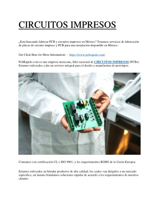 Circuitos Impresos