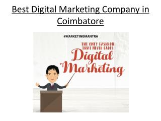 Digital Marketing Training and Company in Coimbatore