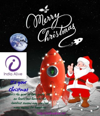 merry Christmas-India Alive