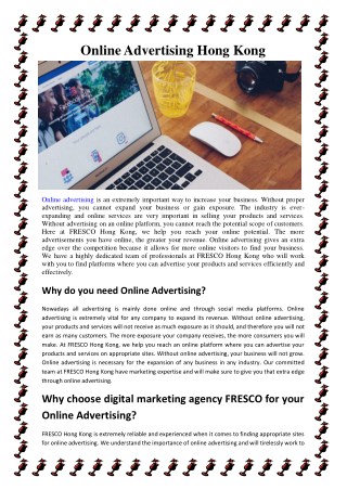 Online Advertising Hong Kong