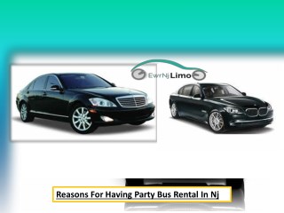 Reasons For Having Party Bus Rental In NJ