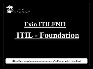 Get 2018 Updated Exin ITILFND Dumps - Exin ITILFND Real Exam Questions Answers