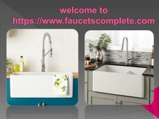How can you buy the right kitchen sink and white kitchen faucet?