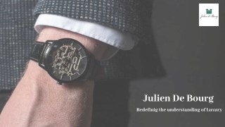 Mechanische Armbanduhren für Männer und Frauen - Julien de Bourg