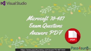 Microsoft 70-487 Test Dump Question & Answers