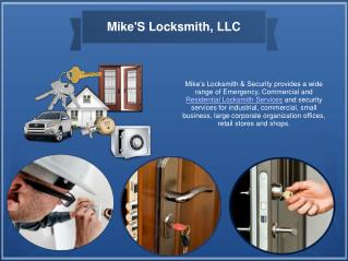 Residential Locksmith Maryland