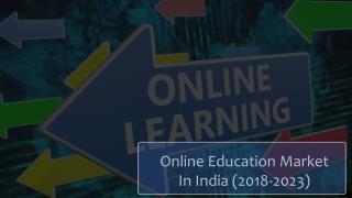 Market Research Report On Online Education Market In India