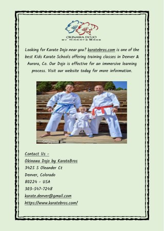 Learn Martial Arts in Denver & Aurora, Co