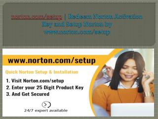 www.norton.com/setup - Guide for Downloading, Installing and Activating Norton Antivirus