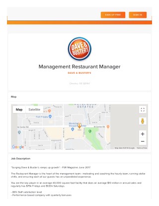 Restaurant Manager