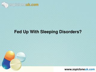 Zopiclone Pills – Treat Sleep Disorders Effectively