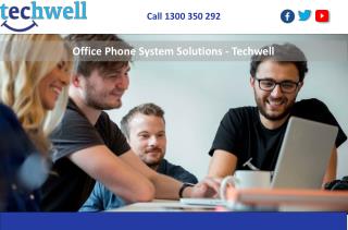 Office Phone System Solutions – Techwell