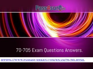 70-705exam questions