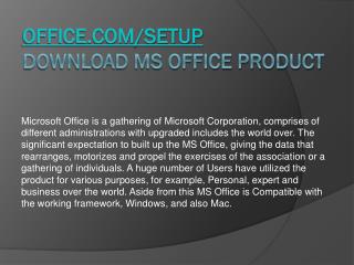 OFFICE.COM/SETUP ACTIVATION OF OFFICE ANTIVIRUS