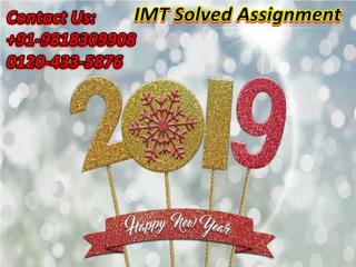 How to get IMT solved assignment 0120-433-5876?