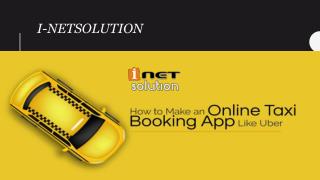 i-netsolution | Cab Booking Software - Uber Clone