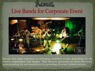 Live Bands for Corporate Event