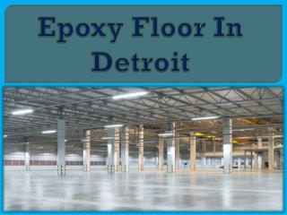 Epoxy Floor In Detroit
