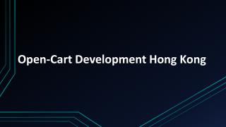 Open-Cart Development Hong Kong