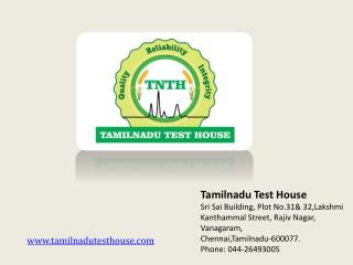 Animal Feed Testing Labs in Chennai