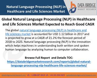 Natural Language Processing (NLP) in Healthcare and Life Sciences Market Growth, Size, Share, Top Player Analysis, Trend