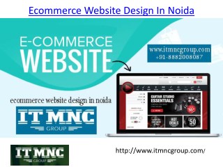 Ecommerce Website Design In Noida