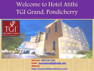 hotels in pondicherry