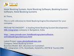 Hotel Booking System, Hotel Booking Software, Booking System