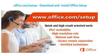 office.com/setup - Know The Complete Guide for Installing Microsoft Office