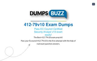 412-79v10 Test prep with real Eccouncil 412-79v10 test questions answers and VCE