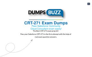 Updated CRT-271 Dumps Purchase Now - Genius Plan!