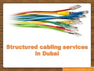 Structured cabling services in Dubai