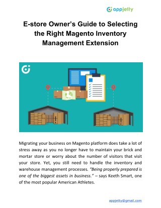 E-store Owner’s Guide to Selecting the Right Magento Inventory Management Extension