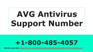 AVG Antivirus Online Support Number 1-800-485-4057