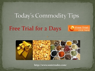 Today Commodity Tips