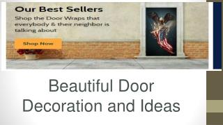 Attractive Designer Christmas Door Covers