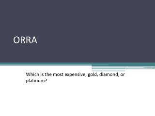 Which is the most expensive, gold, diamond, or platinum?