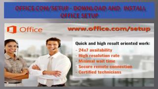 www.office.com/setup - The Complete Guide for Installing and Activating Microsoft Office