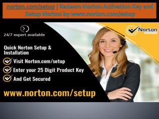 norton.com/setup - Purchase The Norton Antivirus Product Key By www.norton.com/setup