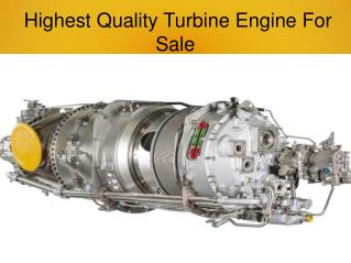 Highest Quality Turbine Engine For Sale