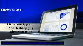 Citrix 1Y0-203 Exam Question Answers - Citrix 1Y0-203 dumps Realexamdumps.com