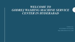 Godrej washing machine service center in Hyderabad